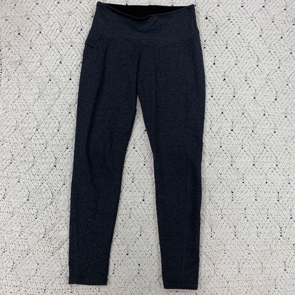 Built Apparel High Waisted Gray Athletic Leggings - Picture 2 of 5